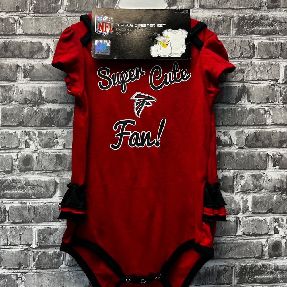 NWT Atlanta Falcons onesie